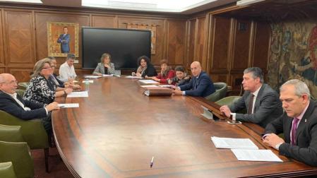 Imagen de la reunión de la Junta de Gobierno celebrada en León.