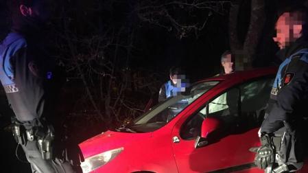 Un menor conduce un coche robado, sufre un accidente y da positivo en drogas