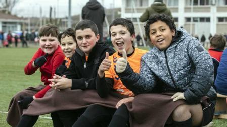 Fotos de partidos disputados el 3 de enero en la 38 edición del Torneo Interescolar Fundación Osasuna