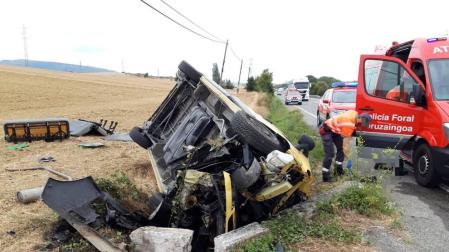 Accidente en el término de Olza en el que ha muerto una vecina de Huarte de 75 años