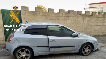 La Guardia Civil recupera un vehículo sustraído en Peralta y detiene al autor del robo