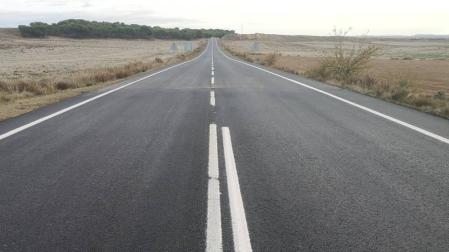 Concluyen las obras de la carretera Tudela-Fitero, con un coste de 780.000 euros