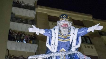 Fotos de la llegada de los Reyes Magos a Pamplona y de la cabalgata