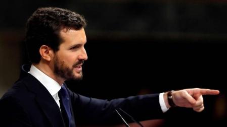 Casado pide a Sánchez activar el 155 o actuará contra él por prevaricación
