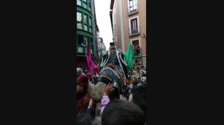 Los Reyes Magos, en las calles de Pamplona