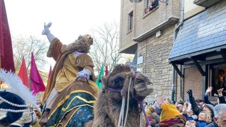 Imágenes de la cabalgata de Reyes de Pamplona