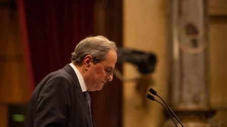 El Parlament responde a la Junta Electoral ratificando a Quim Torra