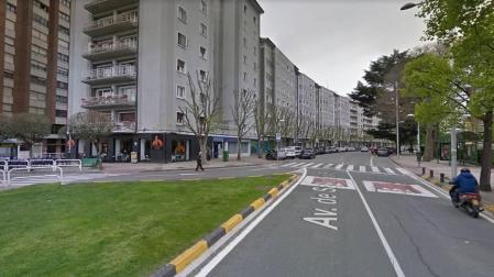 Un herido leve tras ser atropellado en un paso de peatones de Pamplona