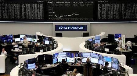 Bolsa de Frankfurt.