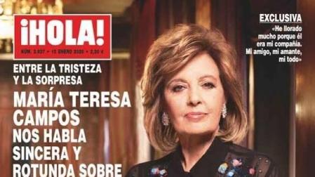 Portada de ¡Hola! protagonizada por María Teresa Campos