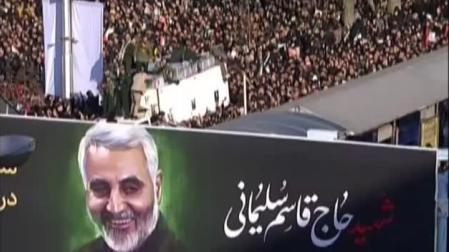 Multitudinario funeral de Soleimani en Irán