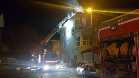 Incendio sin heridos en una vivienda de Mutilva Alta