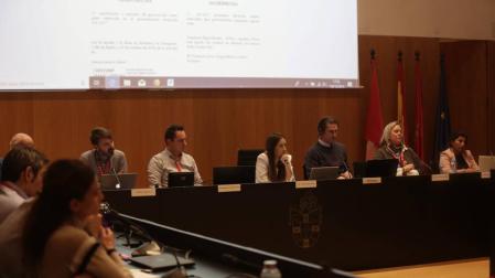 Imagen de archivo del pleno del Ayuntamiento de Valle de Egüés al inicio de este mandato municipal.