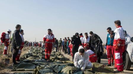 Aviación Civil de Irán asegura que ningún misil alcanzó el avión ucraniano siniestrado