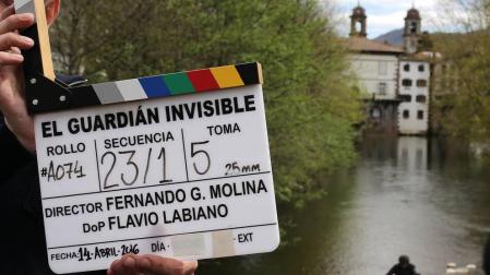 Rodaje de la película 'El guardián invisible'