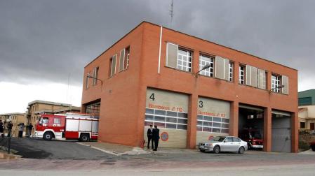 UPN critica el "lamentable estado" de las banderas del Parque de Bomberos de Tudela