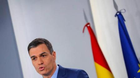 El presidente del Gobierno, Pedro Sánchez