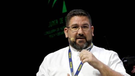 El chef Dani García durante una presentación en Madrid Fusión