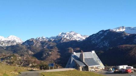 Una vista del refugio, aún en obras y cuya reapertura se prevé para primavera, a principios de este 2020.