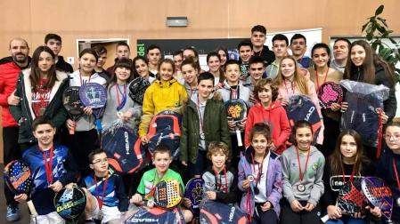 Foto de campeones de la primera prueba del Circuito Navarro de menores.