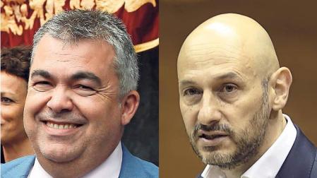 Santos Cerdán e Iñaki Iriarte.