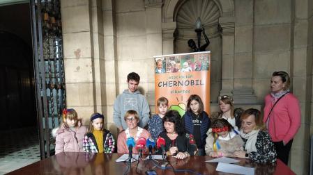 La asociación Chernóbil busca familias en Navarra para acoger a niños en verano