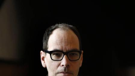 El escritor norteamericano Lou Berney, este jueves en el Baluarte.