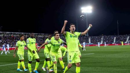 El Getafe duerme en Europa gracias a una brillante primera parte