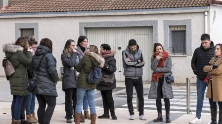 Fotos del día después del accidente en el que fallecidos dos menores en Estella.