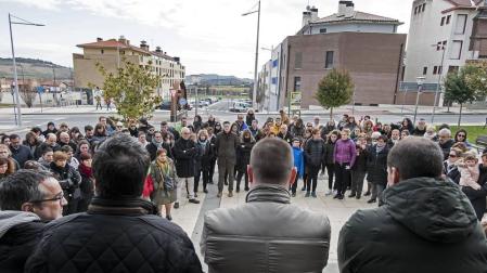 Ayegui y Estella, dos localidades vecinas unidas en horas amargas