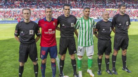 Patxi Puñal, Martínez Munuera y Salva Sevilla.