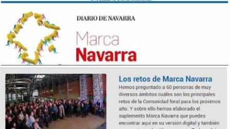 Imagen del primer boletín Marca Navarra.