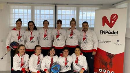 Equipo del Club Tenis Pamplona.