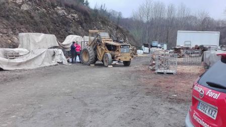Un hombre fallece en un accidente laboral en el barrio Añerdi de Sunbilla