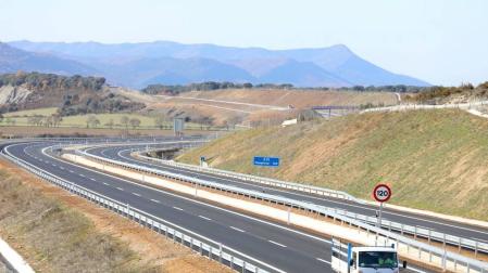 La Autovía a Jaca (A-21) abre 6 km más y restan ya  por ejecutar sólo 3 tramos