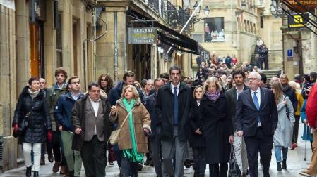 El legado de Ordóñez inunda la Parte Vieja donostiarra 25 años después