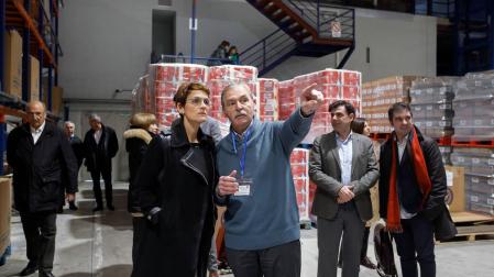 Chivite elogia la contribución del Banco de Alimentos a la sociedad navarra