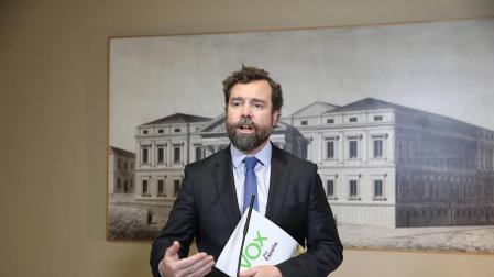El portavoz de Vox en el Congreso, Iván Espinosa de los Monteros.