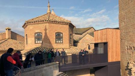 El castillo de Olite, más accesible para los visitantes a partir de hoy