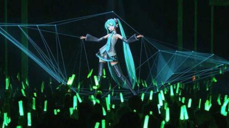 Delirio virtual en el concierto de Hatsune Miku, un holograma sin vida