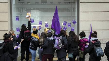 Imágenes de la jornada de huelga convocada este jueves 30 de enero en Navarra por los sindicatos ELA, LAB, Steilas, Esk, Ehne, Hiru y Etxalde.