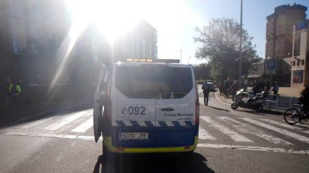 Dos heridos leves en un atropello junto a los cines Golem en Pamplona