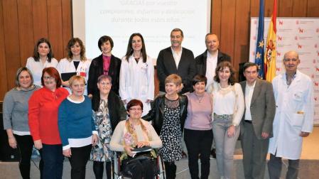 Trece profesionales del Área de Salud de Tudela, reconocidos tras su jubilación