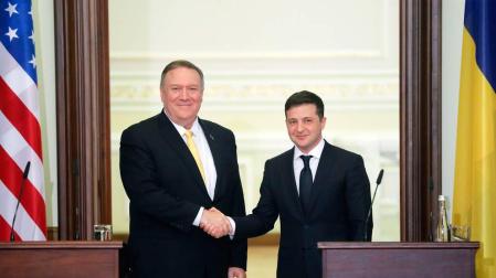 Pompeo reafirma el apoyo de EEUU a Ucrania en medio del proceso contra Trump