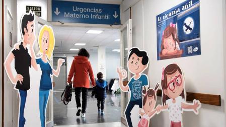 El CHN acoge una muestra sobre el cuento 'La cigüeña añil' para educar en valores