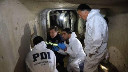 Cinco detenidos cuando excavaban un túnel para robar un banco en Chile