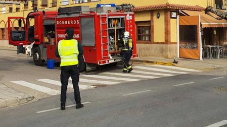 Incendio sin heridos en un restaurante de Peralta