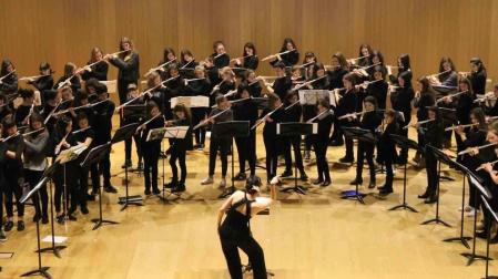 Concierto de un Encuentro de Flautistas de Navarra de una edición anterior