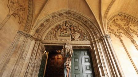 Restauración del claustro de la Catedral de Pamplona