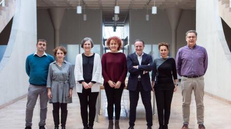 Representantes de la UPNA y del Gobierno de Navarra se han reunido este miércoles.
